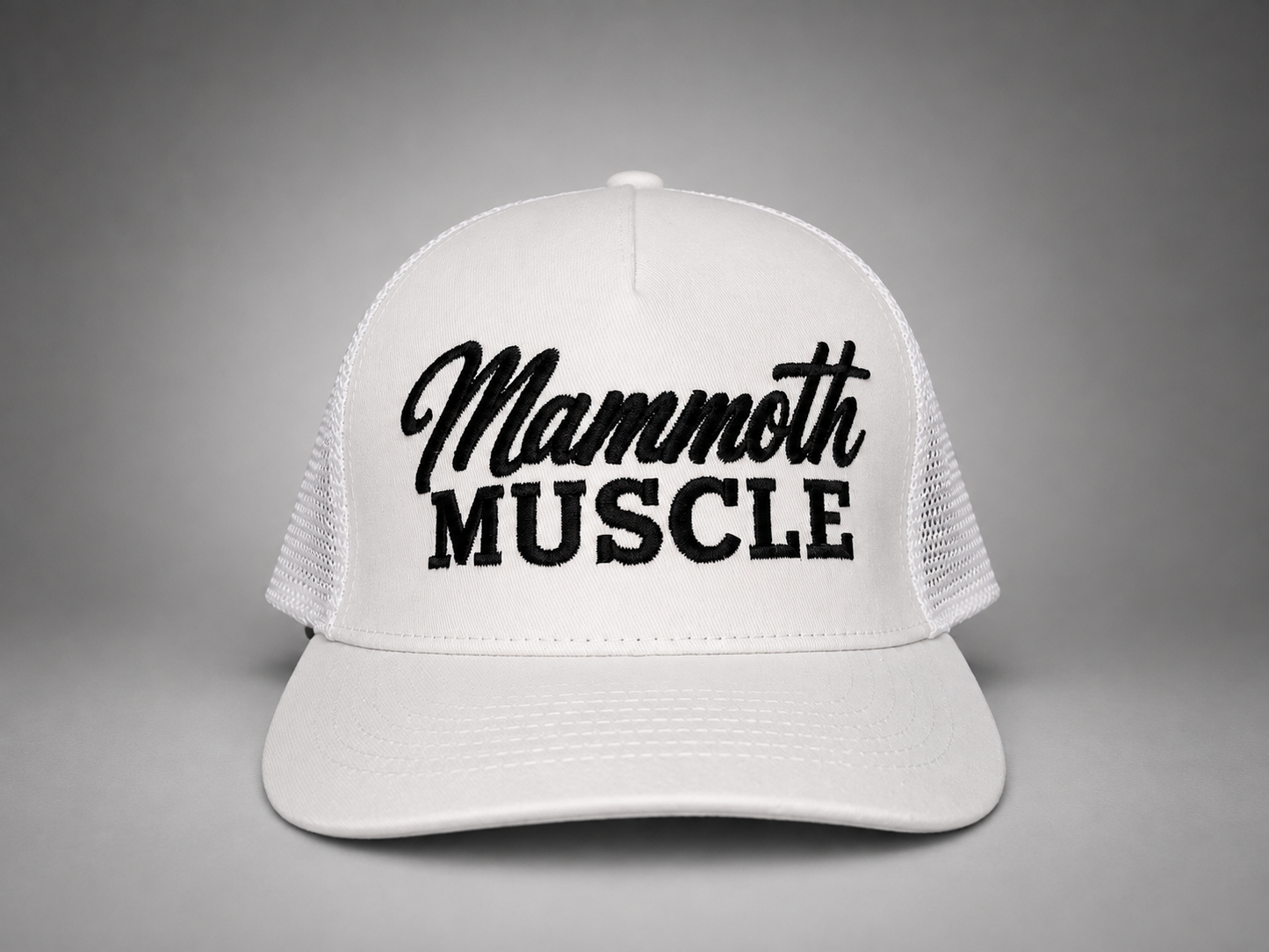 White "Mammoth Muscle" Hat