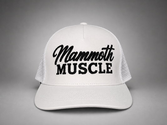 White "Mammoth Muscle" Hat