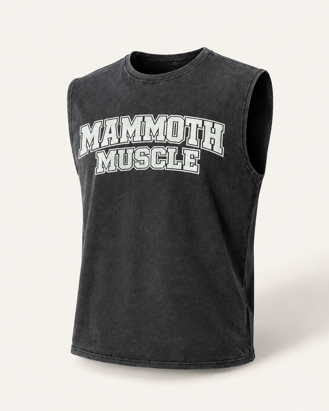 Mammoth Muscle Vintage Wash Tank Vest(Oversized)
